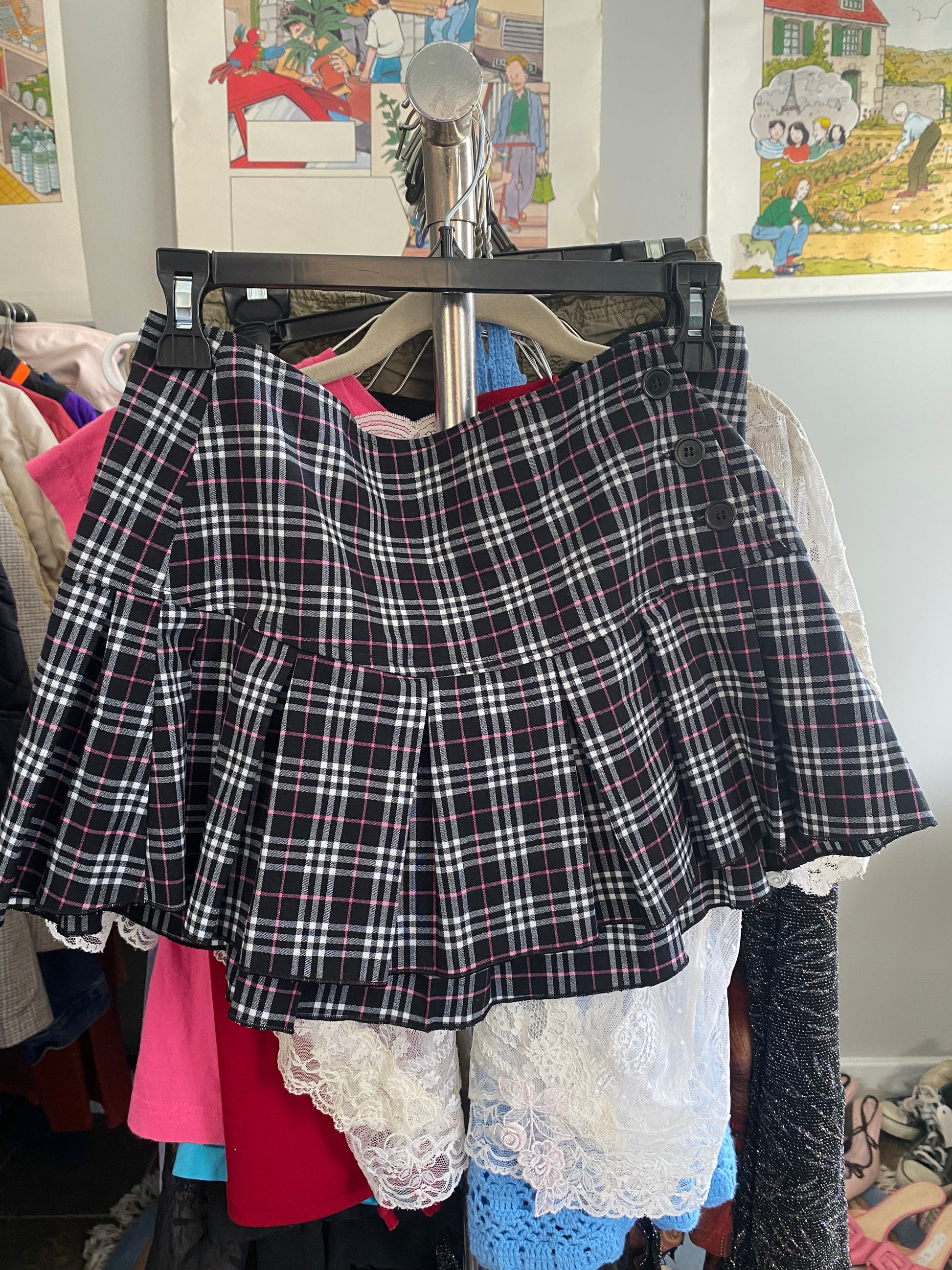 Plaid school girl skirt – Hippie Thrift